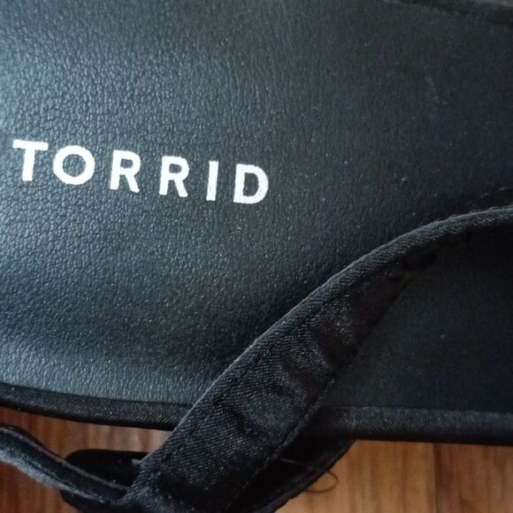 Torrid Women's Black Heels sz 10.5 WW - Picture 5 of 10